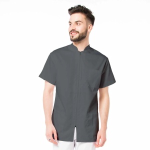 Tunica medicala BOND ZIP cu fermoar -GRI