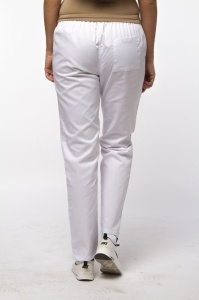 Uniforma medicala FABS stretch (cu elastan) cu pantalon pentru femei-Albastru nocturn - Img 2