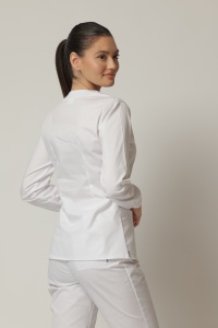 Uniformă Medicală KULT Stretch – Bluză cu Manșete și Pantalon Clasic-Bleumarin - Img 2