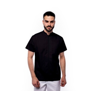 Bomber medical TRAFIC cu maneca scurta, fermoar si bordura elastic pentru barbati - Img 4
