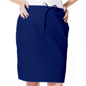 Fusta medicala stretch (cu elastan) -Albastru -Safir