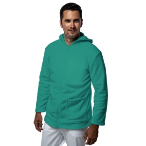 Jacheta polar cu gluga pentru barbati VITAL -Verde menta