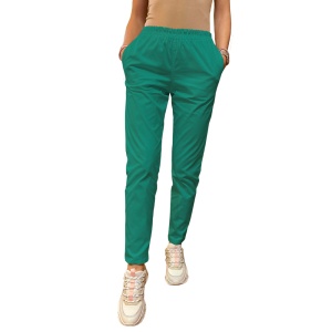 Legging ART stretch (cu elastan) cu betelie elastic-Verde Menta - Img 1