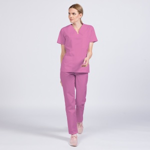 Uniforma medicala CLASS cu pantaloni pentru femei-Fucsia