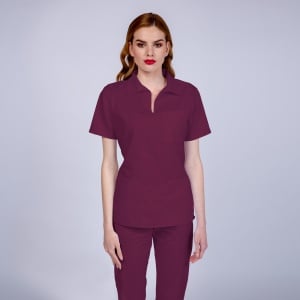 Uniforma medicala TREND cu pantaloni pentru femei-Visiniu