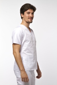 Bluza medicala KULT pentru oftalmologi -Bleumarin - Img 2