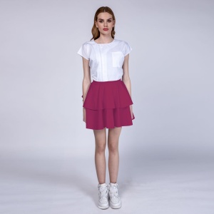 Fusta din elastan(stretch) cu 2 volane FRILL - Img 21