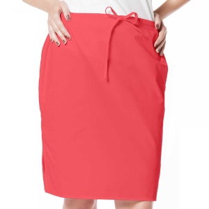 Fusta medicala stretch (cu elastan) -Coral