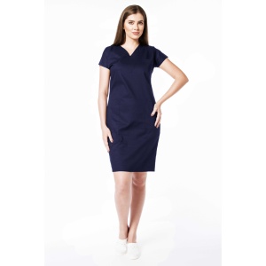 Sarafan medical din poplin ACTIVA -Bleumarin