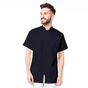 Tunica medicala BOND ZIP cu fermoar -BLEUMARIN