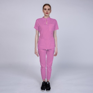 Uniforma medicala STIL cu pantaloni pentru femei -Fucsia