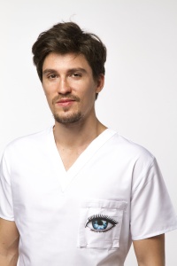 Bluza medicala KULT pentru oftalmologi -Bleumarin - Img 3