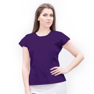 Bluza medicala SPRINT stretch (cu elastan) pentru femei-Liliac - Img 1