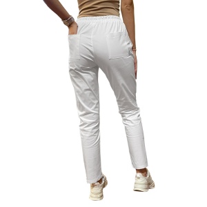 Legging ART stretch (cu elastan) cu betelie elastic-Visiniu - Img 2