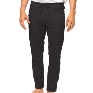 Pantaloni medicali ART stretch (cu elastan) pentru barbati-Negru