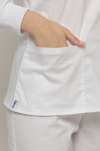 Uniformă Medicală KULT Stretch – Bluză cu Manșete și Pantalon Clasic-Bleumarin - Img 5