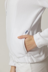 Bomber medical POLAR cu maneca lunga, fermoar si bordura elastica pentru femei TRAFIC-Cobalt - Img 3