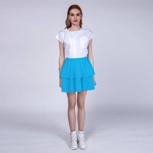 Fusta din elastan(stretch) cu 2 volane FRILL - Img 16