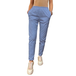 Legging ART stretch (cu elastan) cu betelie elastic-Azur - Img 1