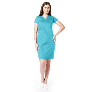 Sarafan medical stretch (cu elastan) ACTIVA -Ocean