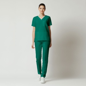 Uniformă Medicală Optim Stretch pentru Femei-Verde menta - Img 1