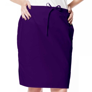 Fusta medicala stretch (cu elastan)-Liliac