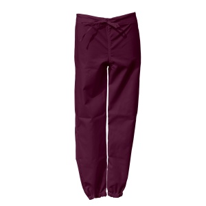 Pantaloni medicali jogger ART din poplin pentru barbati -Visiniu