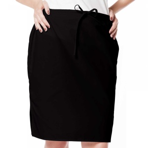 Fusta medicala stretch (cu elastan) -Negru