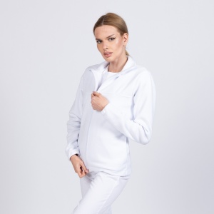 Jacheta medicala polar pentru femei VITAL -Alb
