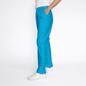 Pantaloni medicali Art Stretch cu fundă pentru femei-Turqoise