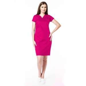 Sarafan medical stretch (cu elastan) ACTIVA -Magenta