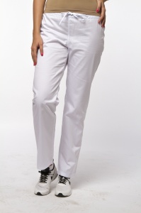 Uniforma medicala CLASS stretch (cu elastan) cu pantalon pentru femei-Albastru nocturn - Img 3