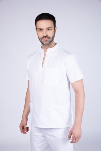 Uniformă medicală Stil cu imprimeu Medicine și pantaloni clasici pentru bărbați - Img 3