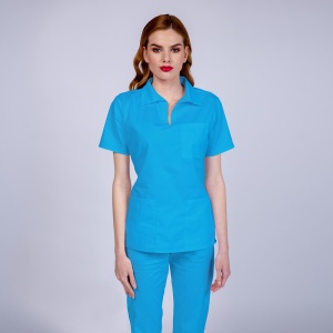 Uniforma medicala TREND cu pantaloni pentru femei-Turqoise