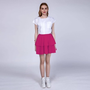 Fusta din elastan(stretch) cu 2 volane FRILL - Img 10