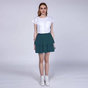 Fusta din elastan(stretch) cu 2 volane FRILL - Img 18
