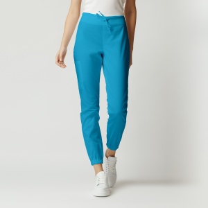 Pantaloni medicali ART jogger din poplin pentru femei-Turqoise