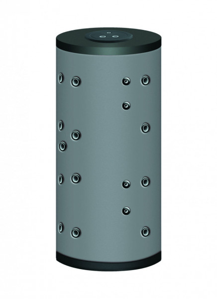 Boiler combinat cu stratificare 1500 litri, cu o serpentină detașabilă și două serpentine secundare fixe, pentru producere apă caldă igienică (SIRIO S2-1500 CORRUFLEX)