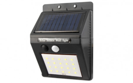 Lampa solara cu led 20XSMD senzor de miscare si amurg cu cablu 2,5m