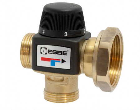 ESBE VTA377-1 Ventil termostatic de amestec pentru încălzire în pardoseală cu racord pentru pompă