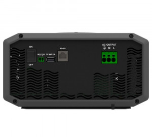 Invertor off-grid IPower Plus, 2000W, 12V->220/230V, sinus pur vedere din spate