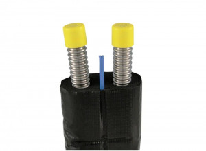 Țeavă flexibilă din oțel inoxidabil DN16 cu izolație și cu protectie UV