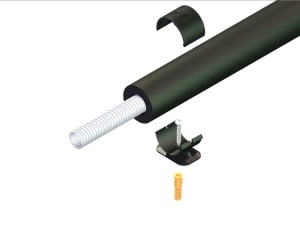 Set colier pentru prinderea ţevilor flexibile din inox