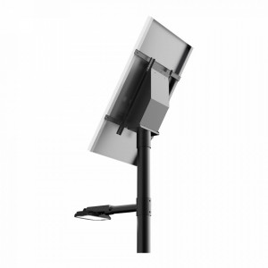 stalp iluminat fotovoltaic vedere spate
