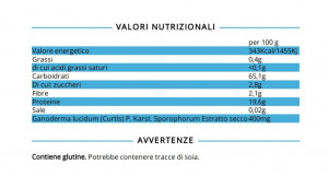 Pasta proteica spaghetti con ganoderma 3kg