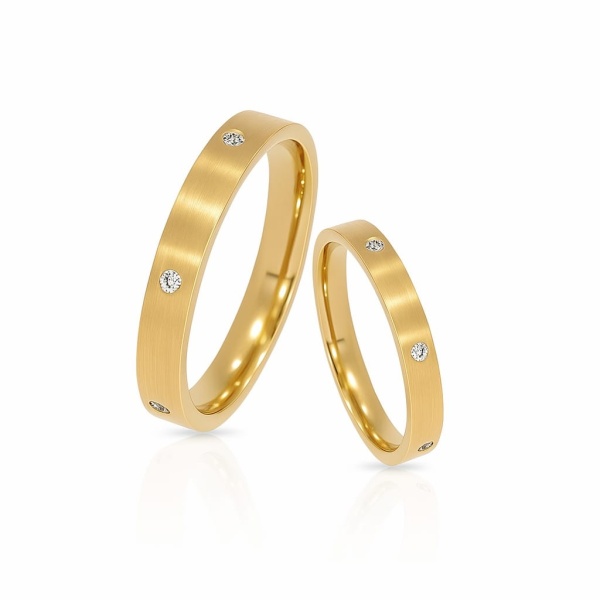 Verighetă Forever Crystal din AUR 14K