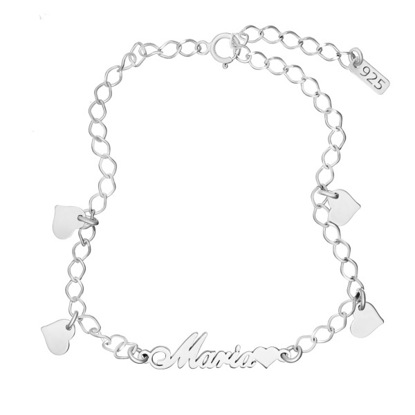 Bratara cu charmuri din argint 925 personalizabila cu nume