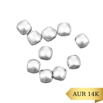 Bila Simpla din AUR ALB 14K 2mm - Img 1