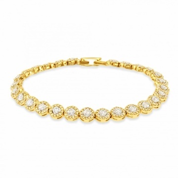Bratara din Argint placat cu aur Angel Collection Premium