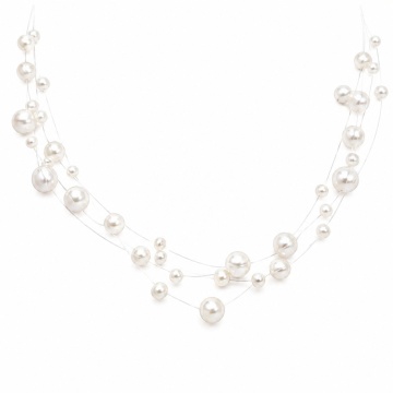 Colier Floating Pearls din AUR 14K